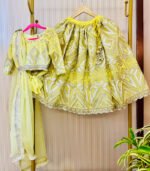 Geometric Gotta Lace Lehenga Set - Image 16