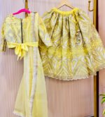 Geometric Gotta Lace Lehenga Set - Image 14