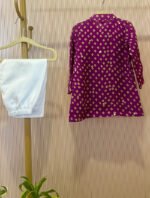 Mirror Work Kurta Pyjama Set - Image 10