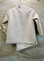 Royal Leopard Embroidered Asymmetric Jacket Set - Image 4