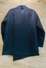 Royal Leopard Embroidered Asymmetric Jacket Set - Image 2