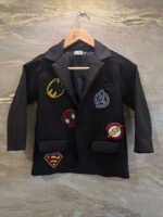 Superhero Themed Black Blazer