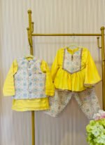 Placement Print Embroidered Jacket Set - Image 2