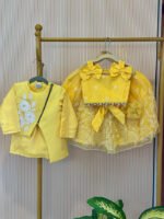 Bold Bloom Asymmetric Jacket Kurta Set - Image 11