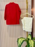 Lovebird Embroidered Kurta Pyjama Set - Image 3