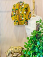 Pichwai Printed Kurta Dhoti Set - Image 2