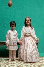Flamingo And Floral Lehenga