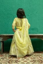 Geometric Gotta Lace Lehenga Set - Image 4