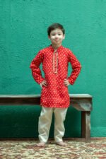 Mirror Work Kurta Pyjama Set - Image 2
