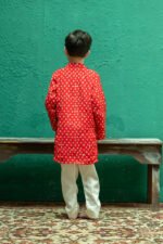 Mirror Work Kurta Pyjama Set - Image 5