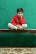Mirror Work Kurta Pyjama Set - Image 3