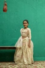 Geometric Gotta Lace Lehenga Set - Image 11