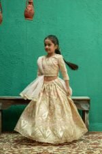 Geometric Gotta Lace Lehenga Set - Image 9