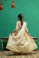Geometric Gotta Lace Lehenga Set - Image 8