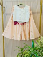 Om Ganehsa Crop Top Plazzos Set - Image 3