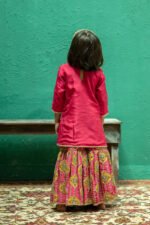 Gotta Embroidery On Printed Sharara Set - Image 19