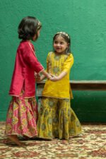 Gotta Embroidery On Printed Sharara Set - Image 2
