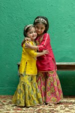 Gotta Embroidery On Printed Sharara Set - Image 18