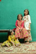 Gotta Embroidery On Printed Sharara Set - Image 10