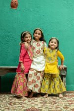 Gotta Embroidery On Printed Sharara Set - Image 9