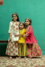 Gotta Embroidery On Printed Sharara Set - Image 8