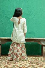 Gotta Embroidery On Printed Sharara Set - Image 3