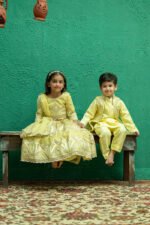 Geometric Gottalace Jacket Kurta Set - Image 6