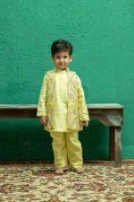 Geometric Gottalace Jacket Kurta Set - Image 5