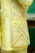 Geometric Gottalace Jacket Kurta Set - Image 3
