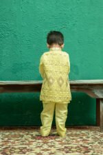 Geometric Gottalace Jacket Kurta Set - Image 2
