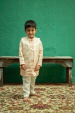 Gottalace Embroidered Jacket Kurta Set - Image 3