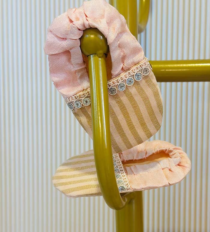 Peach Pearl Airplane Jamna Set - Image 4