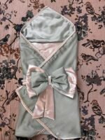 Mint Pearl Luxe Wrapper Swaddle - Image 2