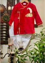Dhak Dhwani Dhoti Kurta Set for Boys - Image 2