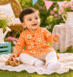 Daisy Bloom Printed Kurta Pyjama