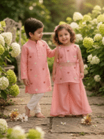 Mishri Kurta pyjama Set For Boys - Image 3