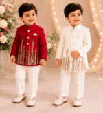 Rajkumar Beadwork Bandhgala Set