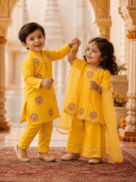 Pankh Bird Embroidered Kurta Set