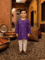 Royal Zari Bloom Kurta Set