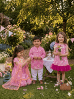 Daisy Bloom Printed Kurta Pyjama - Image 3