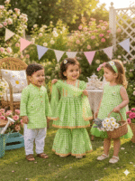 Daisy Bloom Printed Kurta Pyjama - Image 2
