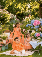 Daisy Bloom Printed Kurta Pyjama - Image 7