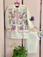 Kusum Embroidered Kurta Set - Image 3