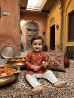 Royal Zari Bloom Kurta Set - Image 2